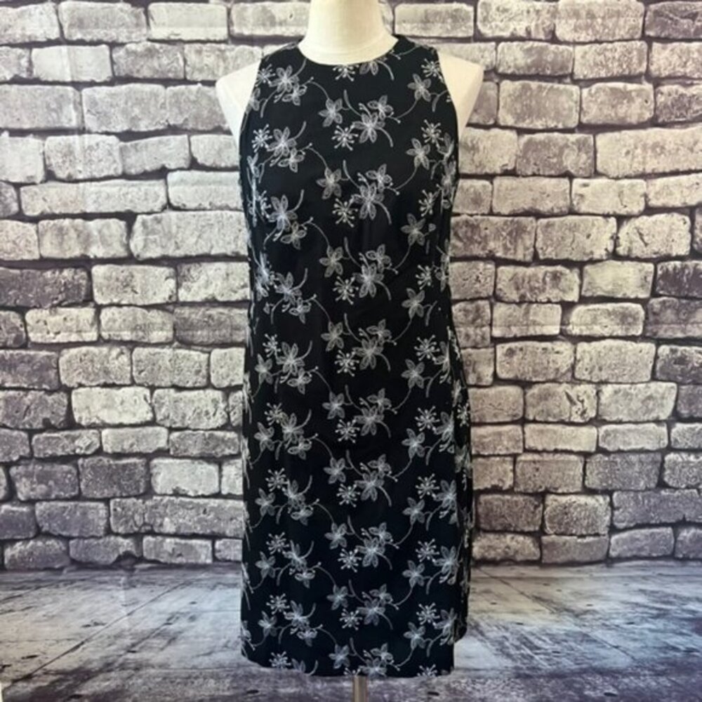 Barbara Lesser NWT Black & White Dress Size L